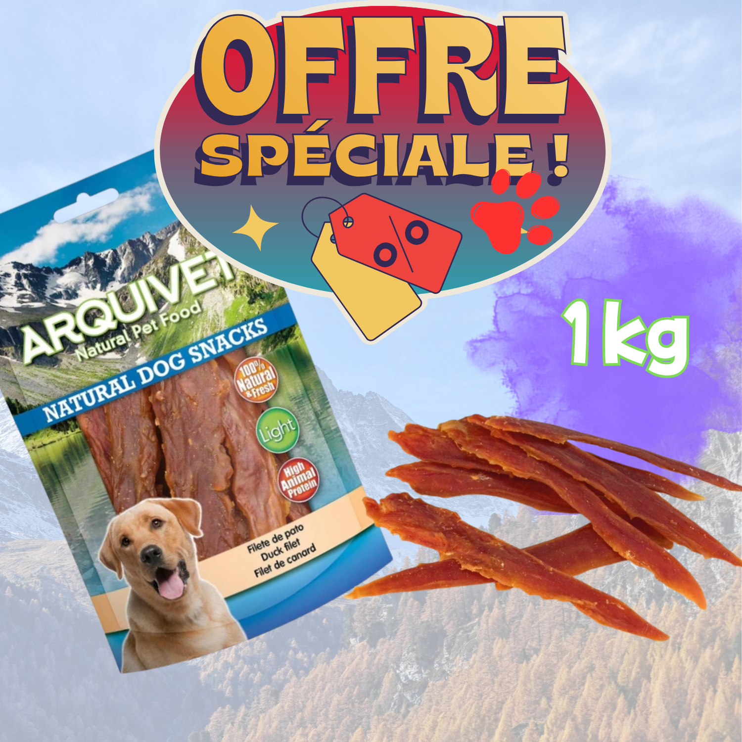 Filets de canard 1kg