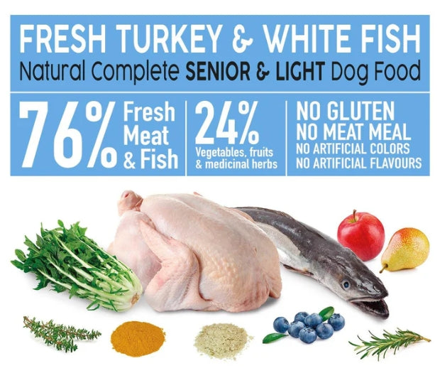 Fresh light ou senior pour chiens âgés ou en surpoids 10kg