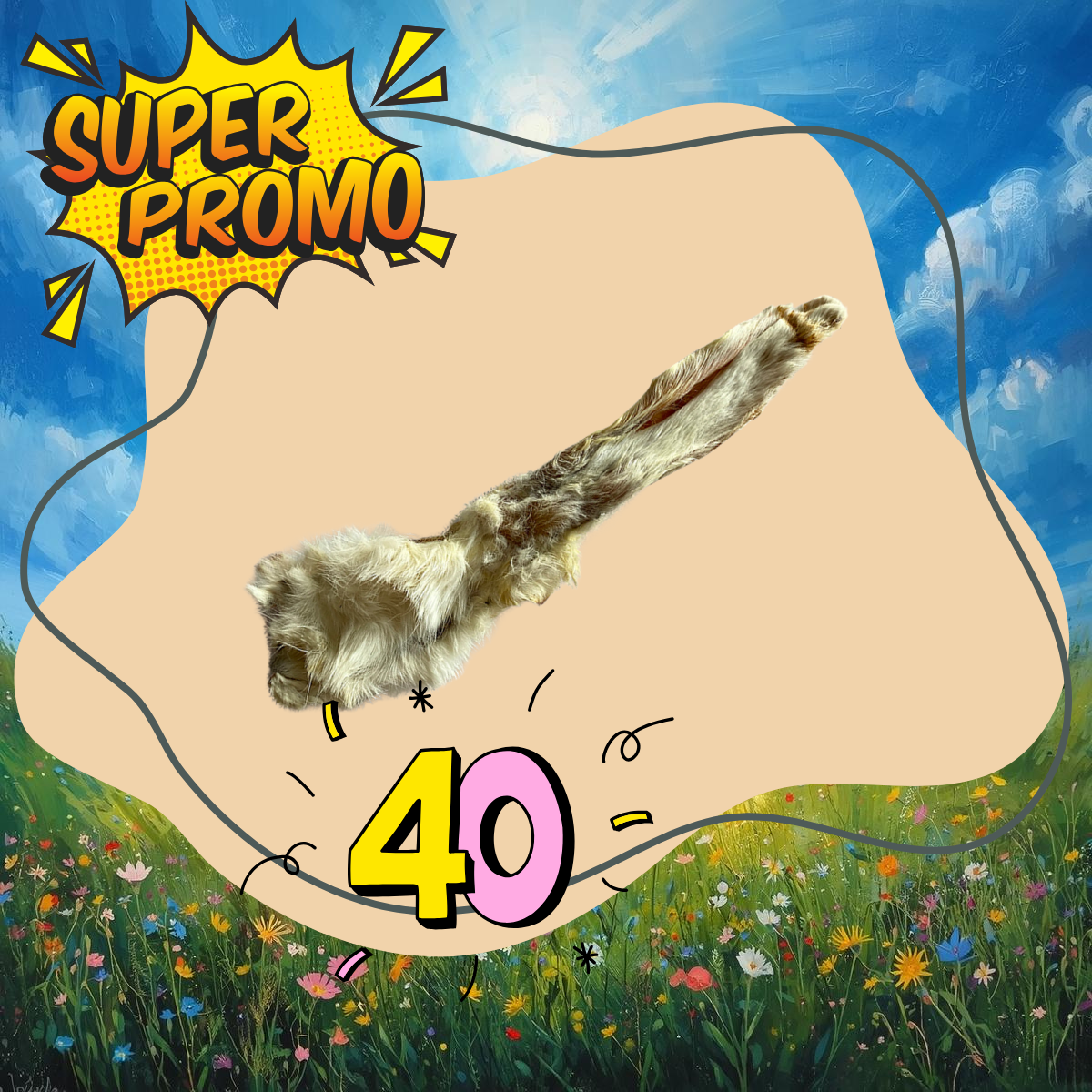 Oreilles de lapin 40 pces