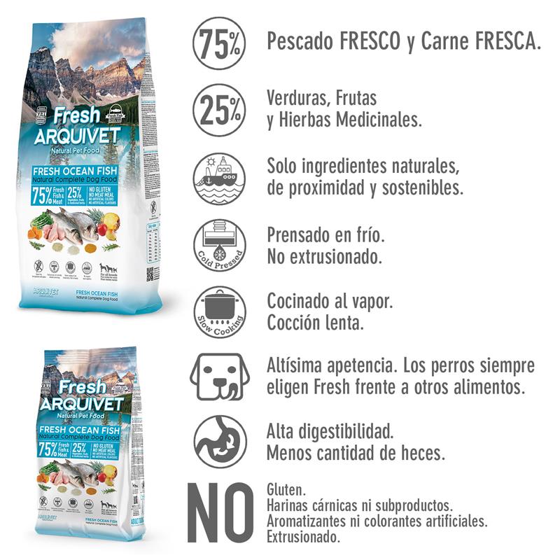 Arquivet Fresh Ocean Fish pour Chien 2,5kg