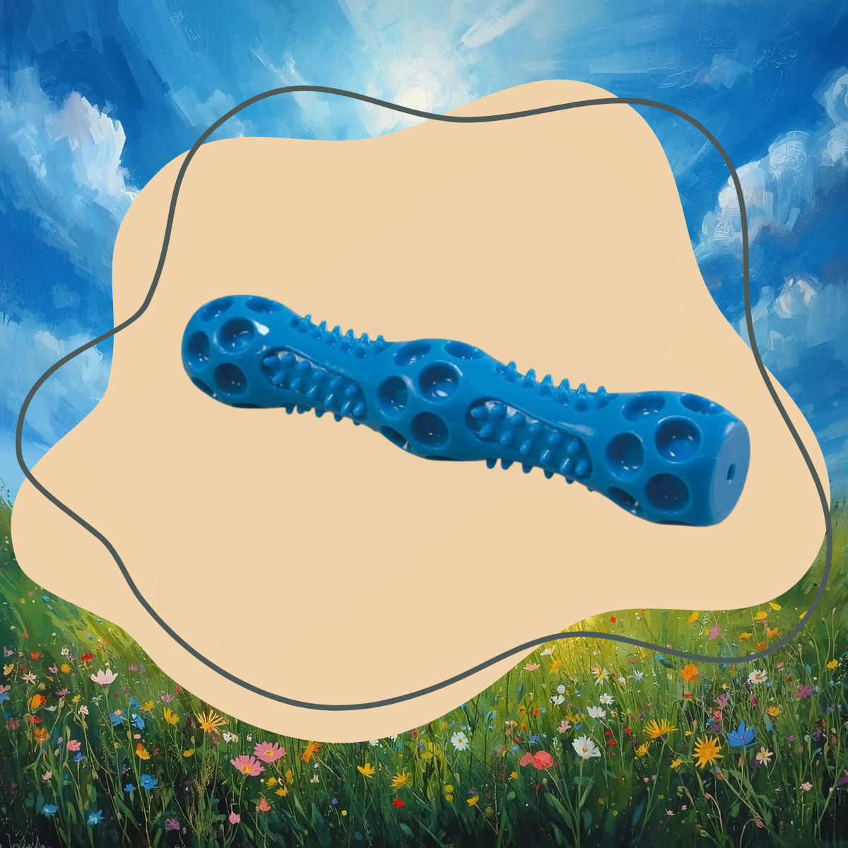 Bâtonnet à mâcher pour chien en thermoplastique